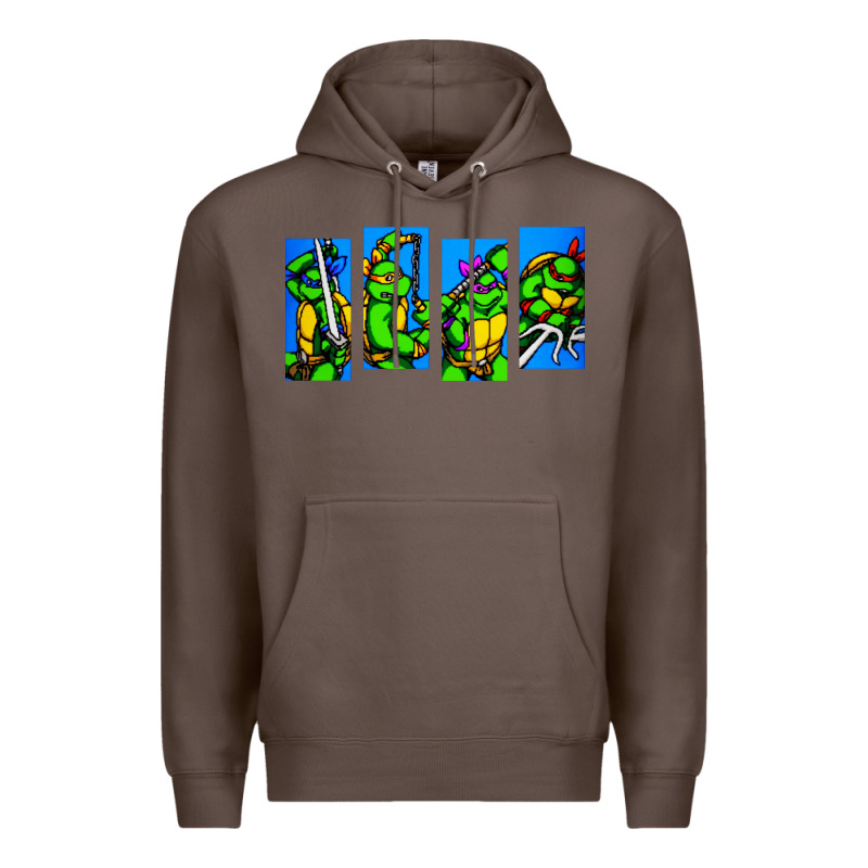 Arcade Turtles Premium Hoodie by linhVisuals | Teevron