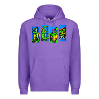 Purple arcade turtles Premium Hoodie - linhVisuals