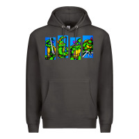 Smoke arcade turtles Premium Hoodie - linhVisuals