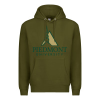 Army Green piedmont university Premium Hoodie - linhVisuals