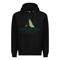 Black piedmont university Premium Hoodie - linhVisuals