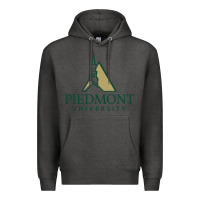 Charcoal Heather piedmont university Premium Hoodie - linhVisuals