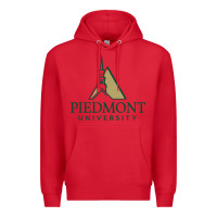 Red piedmont university Premium Hoodie - linhVisuals