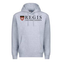 Heather Grey regis college Premium Hoodie - linhVisuals