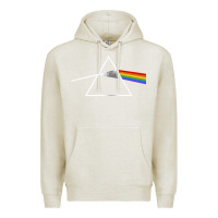 Oatmeal Heather the dark side Premium Hoodie - linhVisuals