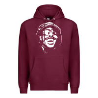 Burgundy stevie wonder Premium Hoodie - linhVisuals