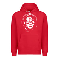 Red stevie wonder Premium Hoodie - linhVisuals