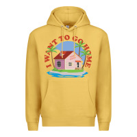 Antique Gold i want to go home Premium Hoodie - linhVisuals