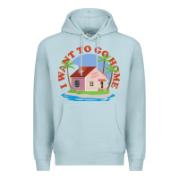 Blue Mist i want to go home Premium Hoodie - linhVisuals