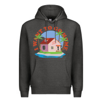 Charcoal Heather i want to go home Premium Hoodie - linhVisuals