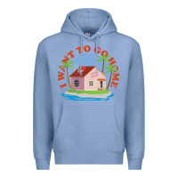 Colony Blue i want to go home Premium Hoodie - linhVisuals