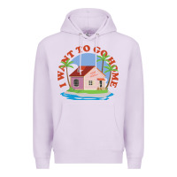 Lilac i want to go home Premium Hoodie - linhVisuals