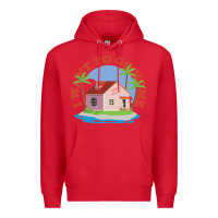 Red i want to go home Premium Hoodie - linhVisuals