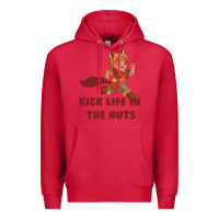 Cardinal kick life in the nuts   squirrel girl Premium Hoodie - linhVisuals