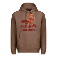 Chestnut kick life in the nuts   squirrel girl Premium Hoodie - linhVisuals