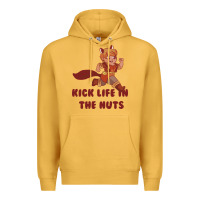 Mustard kick life in the nuts   squirrel girl Premium Hoodie - linhVisuals