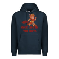 Navy kick life in the nuts   squirrel girl Premium Hoodie - linhVisuals