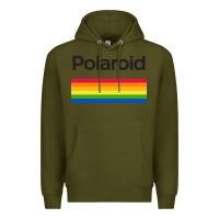 Army Green polaroid color spectrum horizontal Premium Hoodie - linhVisuals