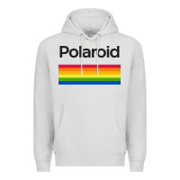 Dove Grey polaroid color spectrum horizontal Premium Hoodie - linhVisuals