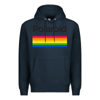 Navy polaroid color spectrum horizontal Premium Hoodie - linhVisuals