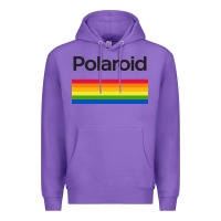 Purple polaroid color spectrum horizontal Premium Hoodie - linhVisuals