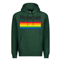 Sports Green polaroid color spectrum horizontal Premium Hoodie - linhVisuals