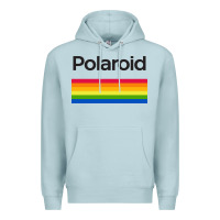Blue Mist polaroid color spectrum horizontal Premium Hoodie - linhVisuals