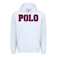 White polo Premium Hoodie - linhVisuals
