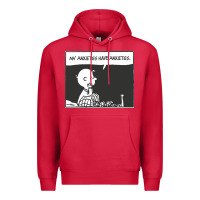 Cardinal my anxieties have anxieties   peanuts Premium Hoodie - linhVisuals