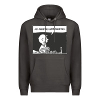 Smoke my anxieties have anxieties   peanuts Premium Hoodie - linhVisuals