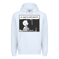White my anxieties have anxieties   peanuts Premium Hoodie - linhVisuals