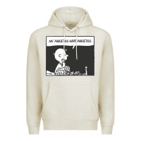 Oatmeal Heather my anxieties have anxieties   peanuts Premium Hoodie - linhVisuals