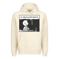 Sandshell my anxieties have anxieties   peanuts Premium Hoodie - linhVisuals