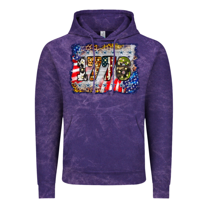 1776 4th Of July Background Vintage Hoodie by BarkalooDesign | Teevron