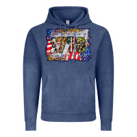 Vintage Denim 1776 4th of july background Vintage Hoodie - BarkalooDesign