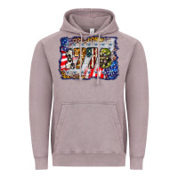 Vintage Zinc 1776 4th of july background Vintage Hoodie - BarkalooDesign