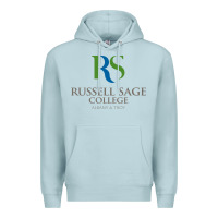 Blue Mist russell sage college Premium Hoodie - linhVisuals