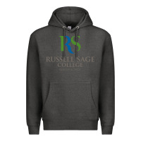 Charcoal Heather russell sage college Premium Hoodie - linhVisuals