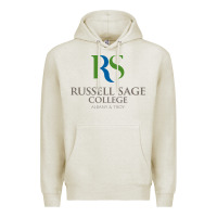 Oatmeal Heather russell sage college Premium Hoodie - linhVisuals