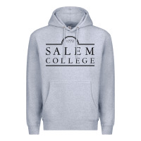 Heather Grey salem college Premium Hoodie - linhVisuals
