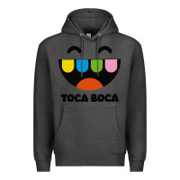 Charcoal Heather toca Premium Hoodie - linhVisuals