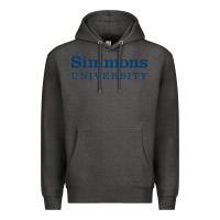 Charcoal Heather simmons university Premium Hoodie - linhVisuals