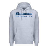 Heather Grey simmons university Premium Hoodie - linhVisuals
