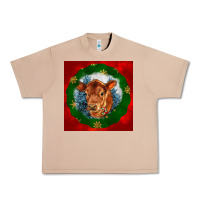 Burro christmas red angus calf head Urban Heavy Tee - LillyAllenDesigns