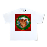 White christmas red angus calf head Urban Heavy Tee - LillyAllenDesigns