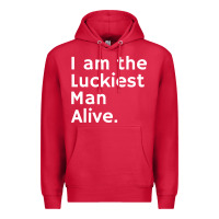 Cardinal luckiest man alive Premium Hoodie - linhVisuals