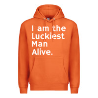 Carrot luckiest man alive Premium Hoodie - linhVisuals