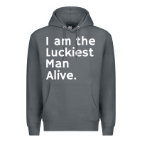 Rock luckiest man alive Premium Hoodie - linhVisuals
