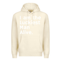 Sandshell luckiest man alive Premium Hoodie - linhVisuals