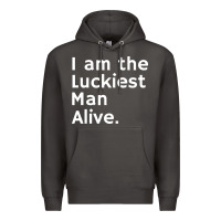 Smoke luckiest man alive Premium Hoodie - linhVisuals